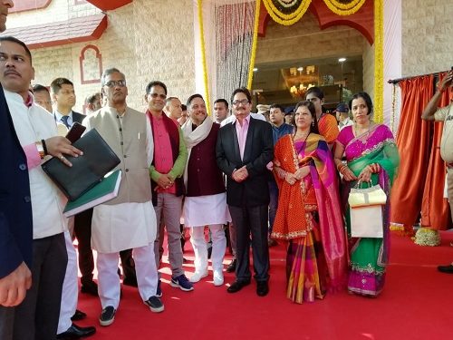 सीएम रावत व राज्यपाल ने किया उत्तराखंड भवन का लोकार्पण