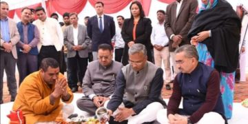 CM ने किया आपदा प्राधिकरण भवन का भूमि पूजन