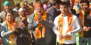 समाजसेवी दर्शनलाल आर्य का हुआ सम्मान