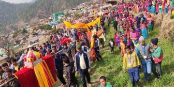 बजिंगा में शुरू हुआ मां नंदा भगवती का यज्ञ