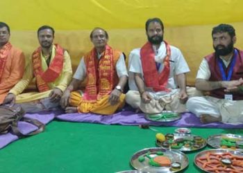 उ.मि.मं वसई द्वारा महारुद्राभिषेक का आयोजन