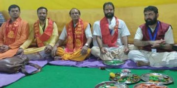 उ.मि.मं वसई द्वारा महारुद्राभिषेक का आयोजन