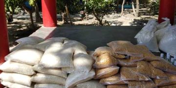 श्री बच्चनसिंह रावत जी के सौजन्य से कुष्ठरोगियों को बंटा राशन