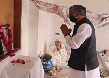 पूर्व सूबेदार शेर सिंह धामी को CM ने दी श्रद्धांजलि