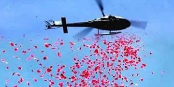 दून व एम्स ऋषिकेश पर आज पुष्पवर्षा