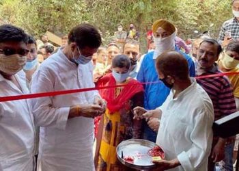 कालसी के साहिया क्षेत्र में जिम का शुभारंभ