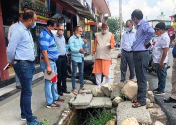 कैंट रोड़ में जल्द होगा नाली निर्माण : विधायक जोशी