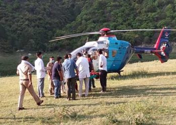 विधायक शक्तिलाल के प्रयास से घायल की हुई एअरलिफ्ट