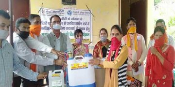 20 ग्राम पंचायतों को सेवा-टीएचडीसी ने दी सामग्री