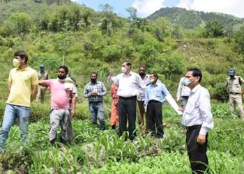 स्वरोजगार में जुटे गांव लौटे प्रवासी, DM ने किया निरीक्षण