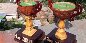 दिनेश लाल ने चीड़ और तूण से बनाई वर्ल्ड रिकार्ड ट्राफी