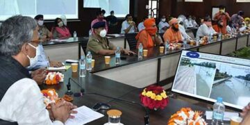 कुम्भ मेले पर अखाड़ा परिषद से CM ने की चर्चा