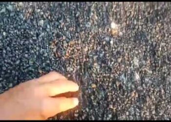 दुबड़ी सड़क पेंटिग के भुगतान पर रोक