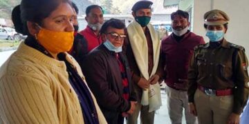 SSP तृप्ति भट्ट ने लिया घनसाली में कानून व्यवस्था का जायजा
