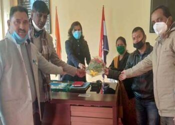 नवनियुक्त SSP से मिला जिला कांग्रेस कमेटी का शिष्टमंडल