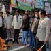BJP state president's effigy burnt in Tehri too