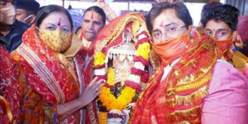 मां धारी देवी डोली की 21 दिवसीय यात्रा का शुभारंभ