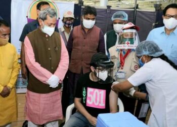 मुख्यमंत्री ने किया 18 से 44 वर्ष के लोगों के टीकाकरण अभियान का विधिवत शुभारंभ