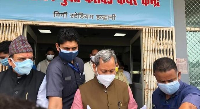हल्द्वानी में मुख्यमंत्री ने किया 500 बेड के कोविड अस्पताल का निरीक्षण