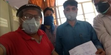 आपदा से आये मलबे को साफ करने SDM को ज्ञापन