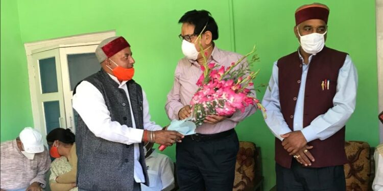 मुख्यमंत्री के सलाहकार का दौरा, विधायक शक्तिलाल शाह ने गिनाई अपनी उपलब्धियां