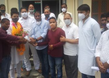 टिहरी पहुंचे राहुल का जिला कांग्रेस टिहरी ने किया भव्य स्वागत