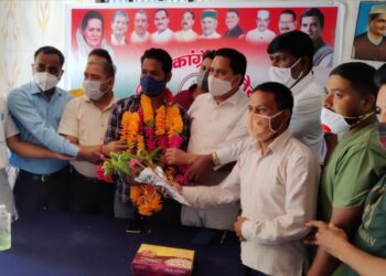 युवा कांग्रेस के प्रदेश महासचिव लखबीर सिंह चौहान का जिला मुख्यालय में हुआ भव्य स्वागत