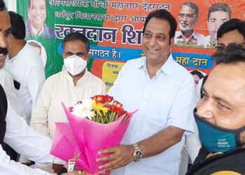 मेहुवाला माफी में लगा रक्तदान शिविर