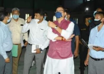 मुख्यमंत्री धामी ने किया क्रीड़ा भवन का निरीक्षण