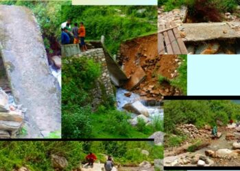 भिलंग के जोगियाडा पुल का पुनर्निर्माण कार्य शुरू