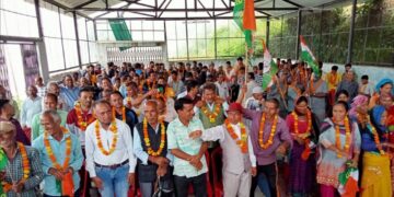 प्रतापनगर में 200 से भी ज्यादा लोग कांग्रेस में शामिल