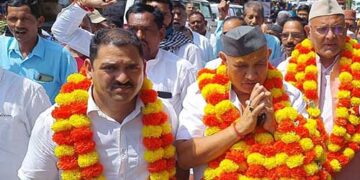 कार्यकारी अध्यक्ष रंजीत रावत का कंडीसौड़ में हुआ भव्य स्वागत