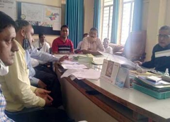 राजकीय शिक्षक संघ ने की मुख्य शिक्षा अधिकारी के साथ बैठक