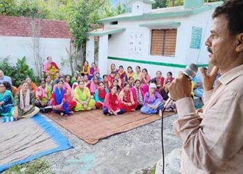 UJP के केंद्रीय अध्यक्ष दिनेश धनै के जनसंपर्क अभियान ने पकड‍़ा जोर