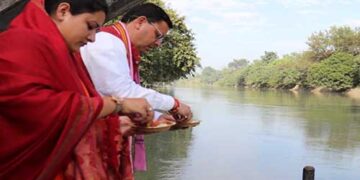 मुख्यमंत्री श्री धामी ने खटीमा दौरे में किया कई कार्यों का शुभारंभ