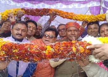 विधायक शाह ने किया घनसाली में बस अड्डे का शिलान्यास