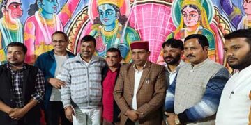 विधायक श्री शक्तिलाल ने लिया मर्यादा पुरुषोत्तम श्रीराम का शुभाशीष
