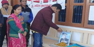 पूर्व पर्यटन मंत्री दिनेश धनै ने दी CDS बिपिन रावत जी को श्रद्धांजलि