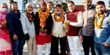 धनीलाल शाह, सोहन खण्डेवाल, भीमलाल आर्य ने किया नामांकन