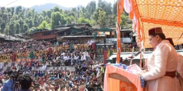 मुख्यमंत्री ने किया सोमेश्वर मंदिर के प्रांगण में बिशु मेले का शुभारंभ, पुरोला, मोरी के लिये कई घोषणाएं