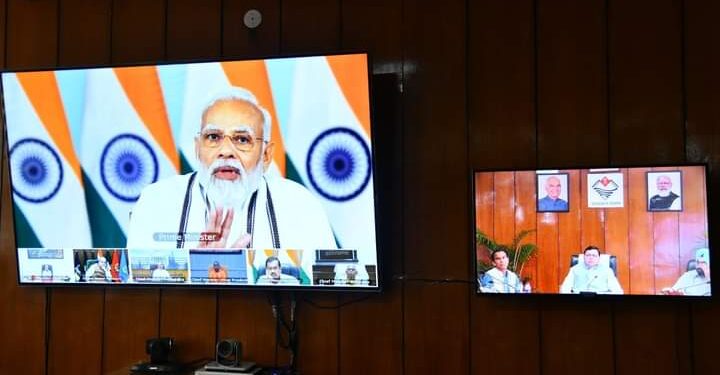 प्रधानमंत्री ने कोविड को लेकर की मुख्यमंत्रियों के साथ वर्चुअल बैठक