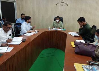 घनसाली के अधिशासी अभियन्ता लोनिवि की अनुपस्थिति पर भड़कीं DM