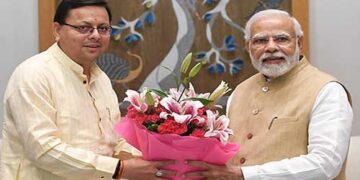 Chief Minister Dhami met PM Modi