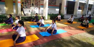 अटल उत्कृष्ट राइका जाजल में मनाया गया योग दिवस