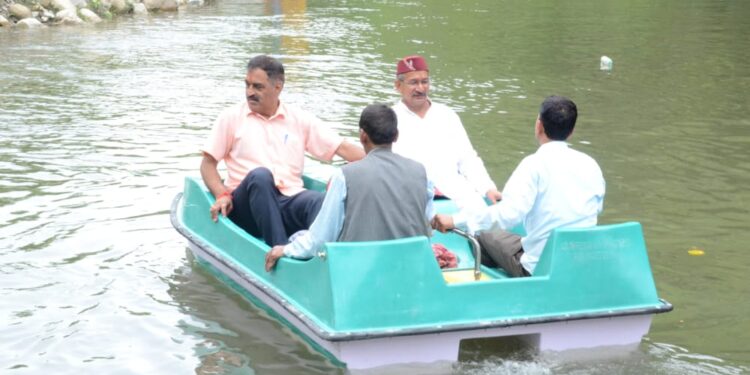 विधायक किशोर उपाध्याय ने किया पीपलेश्वर महादेव अमृत सरोवर वाटर चिल्ड्रन पार्क का उद्घाटन