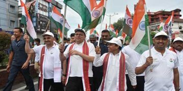 हर घर तिरंगा : गांधी पार्क में निकली प्रभात फेरी