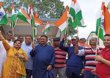 जाखणीधार के 10 हजार से ज्यादा घरों में फहराया जाएगा तिरंगा : ब्लॉक प्रमुख