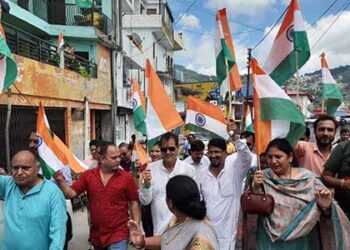 हर घर तिरंगा अभियान : रैली में शामिल हुए प्रभारी मंत्री प्रेम चन्द अग्रवाल