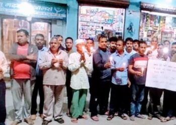 अंकिता भंडारी हत्या कांड पर नकोट में निकला कैंडिल मार्च