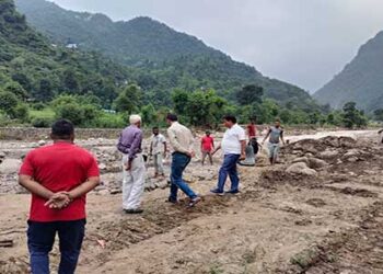 टिहरी जनपद के क्षतिग्रस्त क्षेत्रों में काम तेज